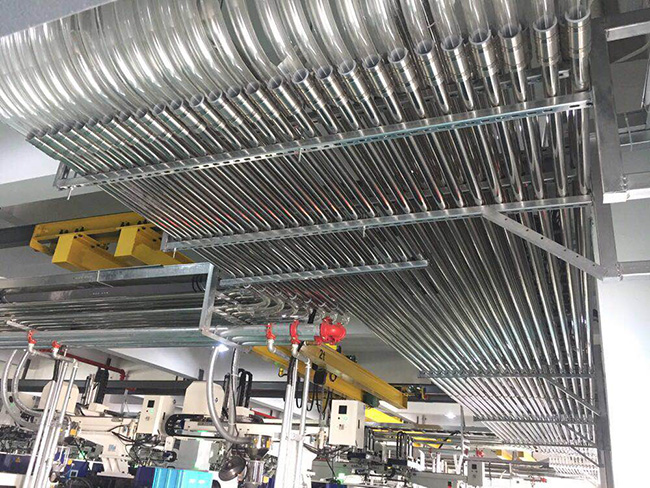 中央供料米兰(中国)的管道要怎么安置？